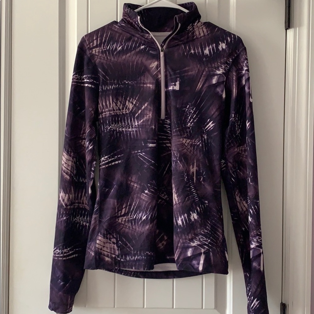 Nike purple half zip